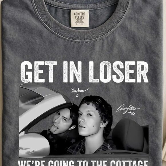 Retro Get In Loser We’re Going To The Cottage Comfort Colors T-Shirt - Picture 2 of 3